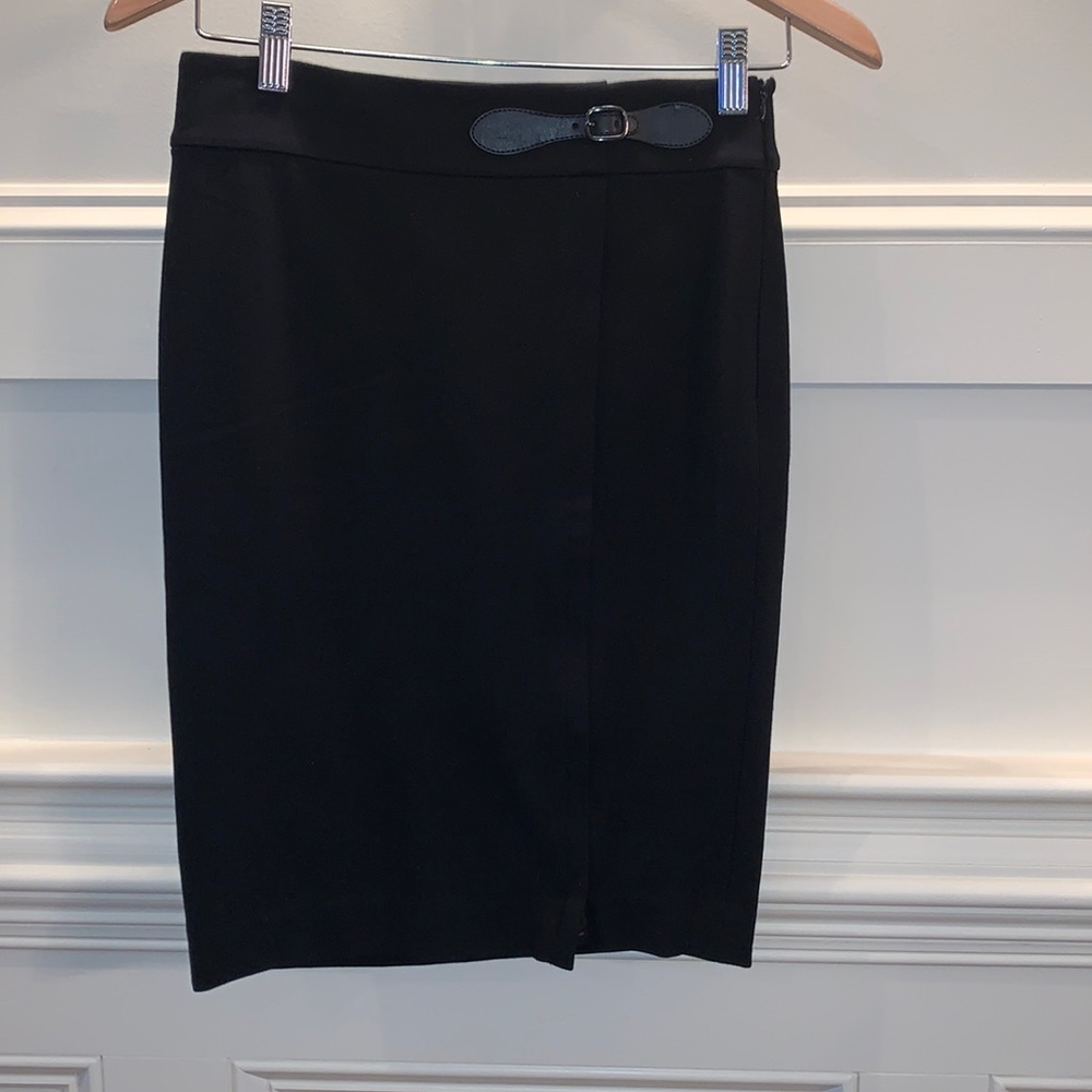 Ann Taylor black pencil skirt 0Petite